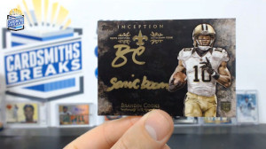 2014 Topps Inception - Brandin Cooks - Silver Signings Nickname Parallel 6/10