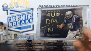 2014 Topps Inception - Donte Moncrief - Silver Signatures Nickname Parallel #/10