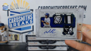 2014 Topps Museum Collection - Wilin Rosario - Triple Patch Auto 5/5