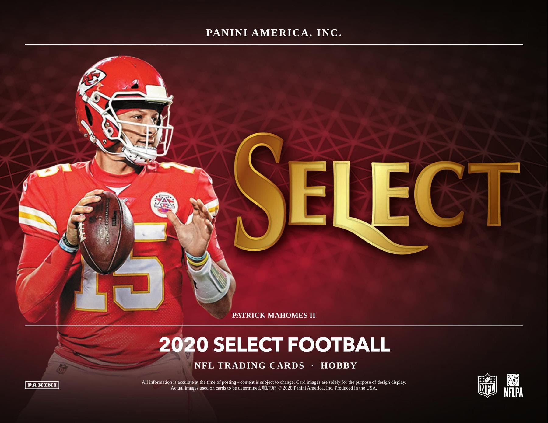 2020 Panini Select Football Checklist