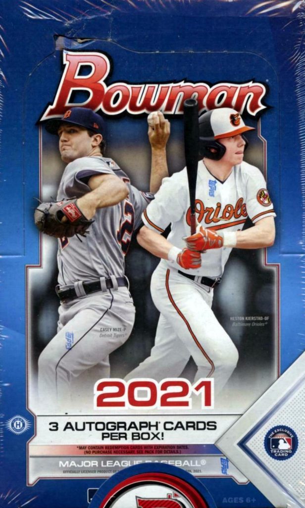 2021 Bowman Jumbo Baseball Checklist