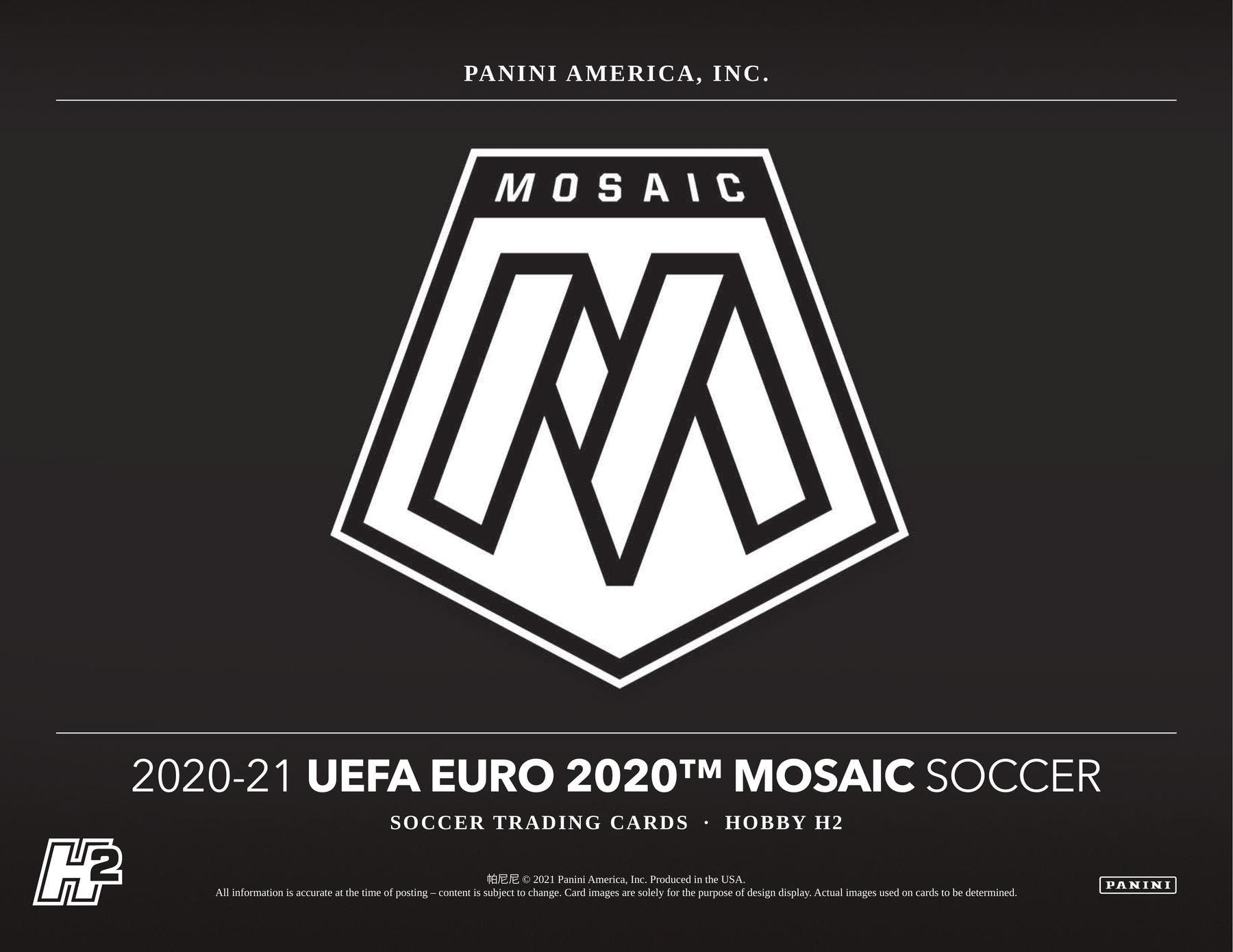 2020-21 Panini Mosaic UEFA Euro Hybrid Soccer Checklist