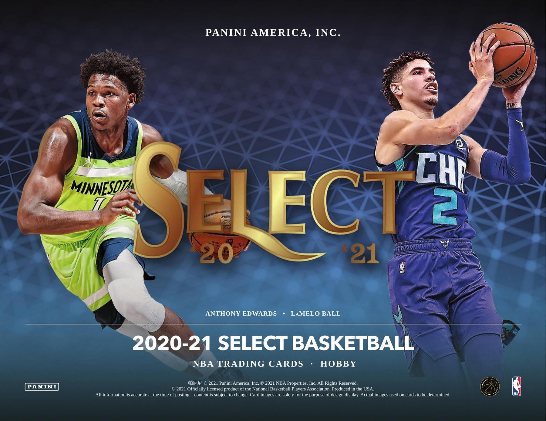 2020-21 Panini Select Basketball Checklist