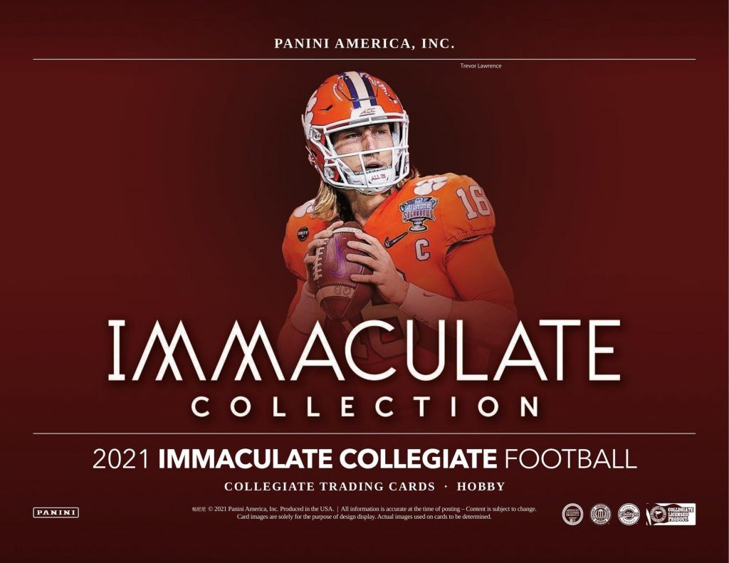 2021 Panini Immaculate Collegiate Football Checklist