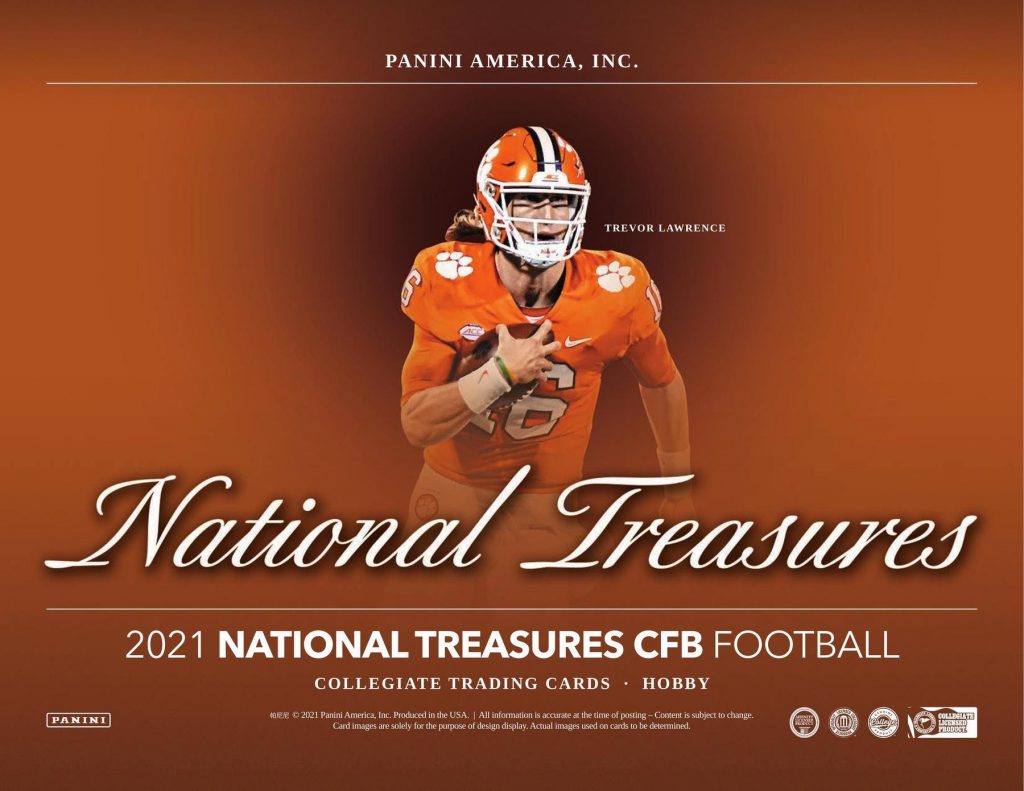 2021 Panini National Treasures Collegiate Football Checklist