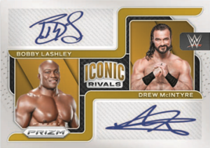 Bobby Lashley, Drew McIntyre, Prizms, autographs, signatures