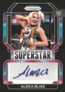 Alexa Bliss, Prizms, Black, Autographs, Signatures