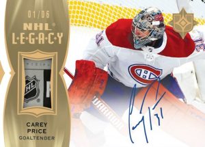 NHL® Legacy Gold Tag Auto Parallel, Carey Price