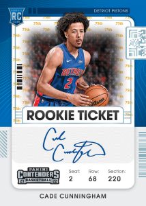 Rookie Season Ticket, NBA 75th Anniversary, Cade Cunningham