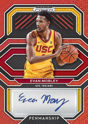 College Penmanship Prizms Choice Red, Evan Mobley