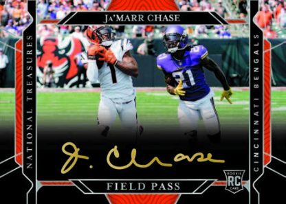 ROOKIE SIGNATURES FIELD PASS HOLO SILVER, Ja'Marr Chase