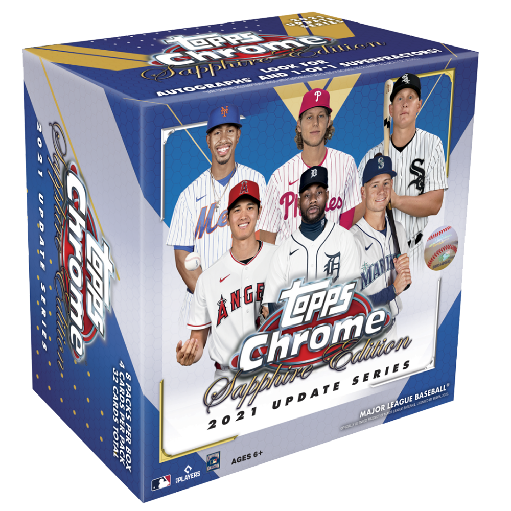 2021 Topps Chrome Update Sapphire Baseball Checklist