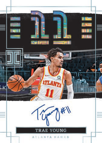 IMPECCABLE JERSEY NUMBER AUTOGRAPHS, Trae Young