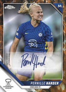 Autograph Card – Inferno Refractor Parallel, Pernille Harder