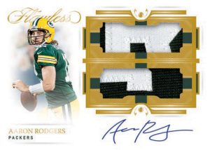 Flawless Football, DUAL PATCH AUTOGRAPHS, Aaron Rodgers