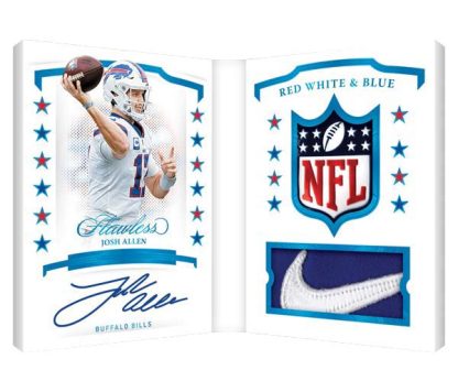 RED, WHITE AND BLUE BOOKLET AUTOGRAPHS, Josh Allen