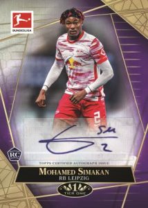 The Wall Autographs Purple Parallel, Mohammed Simakan