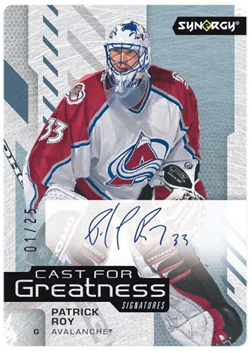 Cast for Greatness Signatures, Patrick Roy