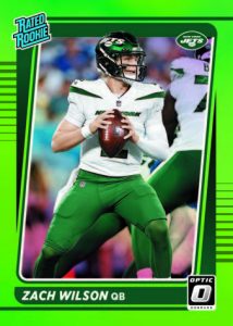 RATED ROOKIES LIME GREEN, Zach Wilson