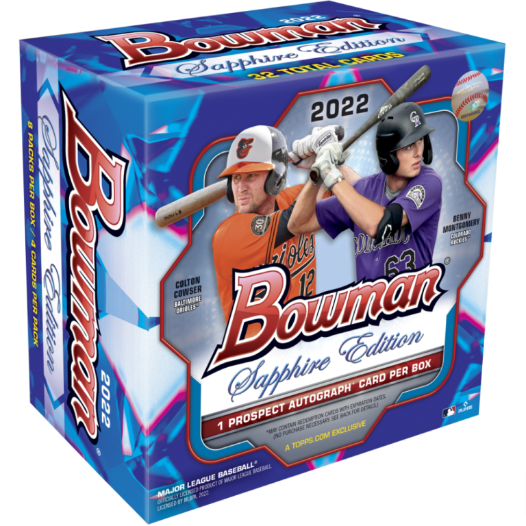 2022 Bowman Sapphire Edition Baseball Checklist