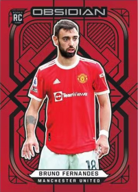BASE ELECTRIC ETCH RED FLOOD – Panini Asia Exclusive, Bruno Fernandes