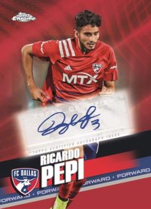 Base Card Autograph Parallel - Red Wave Parallel, Ricardo Pepi
