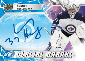 2021-22 Upper Deck Ice Hockey- GLACIAL GRAPHS Regular, Connor Hellebuyck