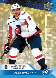 2021-22 Upper Deck Ice Hockey- SUB ZERO STARS Gold Parallel, Alex Ovechkin
