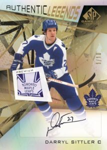 AUTHENTIC LEGENDS Autograph Premium Memorabilia Parallel, Darryle Sittler