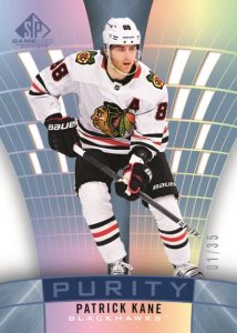 2021-22 Upper Deck SP Game Used Hockey- PURITY Platinum Parallel, Patrick Kane