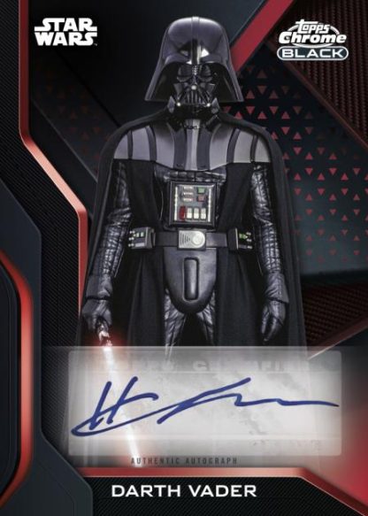 Dark Side Autograph – Red Refractor Parallel, Darth Vader