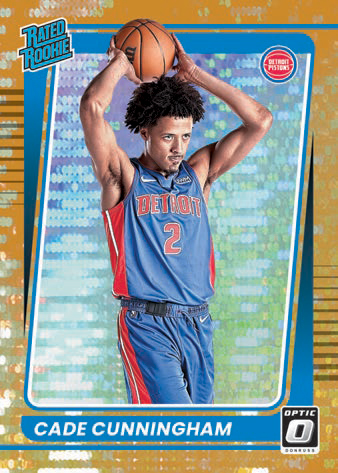 BASE RATED ROOKIES GOLD PULSAR H2, Cade Cunningham