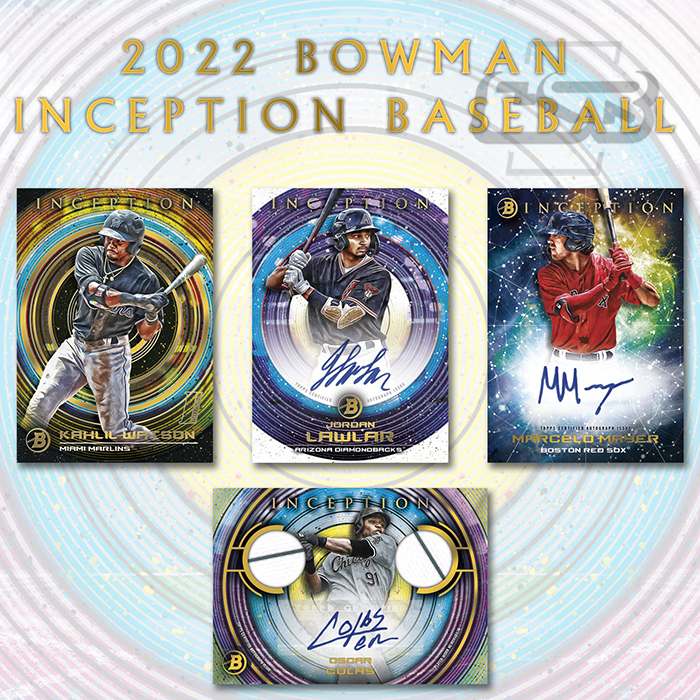 2022 Bowman Inception Baseball Cardsmiths Breaks