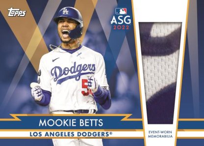 2022 Topps Update Series Baseball- All-Star Jumbo Patch Card, Mookie Betts