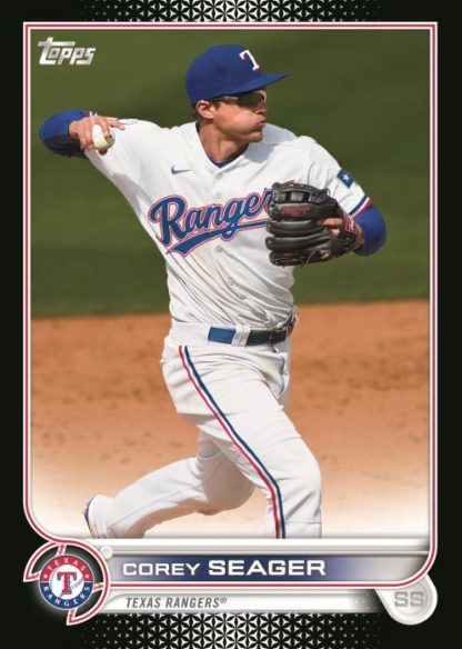 2022 Topps Update Series Baseball - Black Parallel, Corey Seager