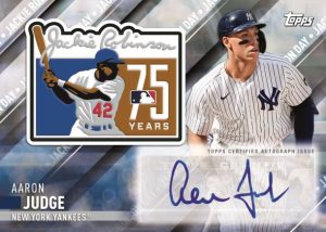 2022 Topps Update Series Baseball - Special Event Patch Card, Aaron Judge