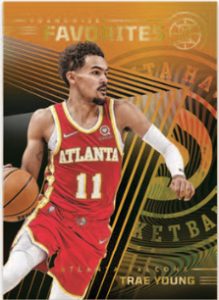 2021-22 Panini Illusions Basketball- Franchise Favorites Gold, Trae Young