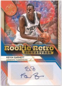 2021-22 Panini Illusions Basketball- Rookie Retro Signatures, Kevin Garnett