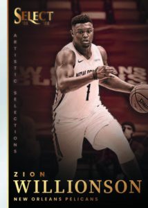 2021-22 Panini Select Hobby Basketball- ARTISTIC SELECTION, Zion Willionson