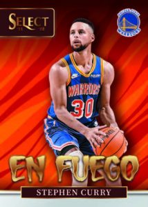2021-22 Panini Select Hobby Basketball- EN FUEGO, Stephen Curry