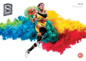 2021-22 Panini Spectra Basketball- COLOR BLAST, Trae Young