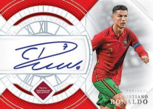 2022-23 Panini National Treasures FIFA Road to World Cup Soccer- TIMELESS TALENTS SIGNATURES, Cristiano Ronaldo