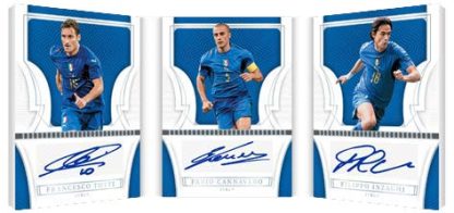 2022-23 Panini National Treasures FIFA Road to World Cup Soccer- TRIPLE AUTOGRAPH BOOKLETS