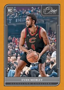 2021-22 One and One Basketball - BASE ROOKIES GOLD, Evan Mobley