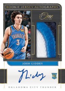 ROOKIE JERSEY AUTOGRAPHS GOLD, Josh Giddey