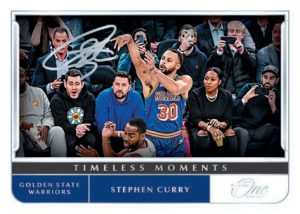2021-22 One and One Basketball - TIMELESS MOMENTS AUTOGRAPHS, Stephen Curry