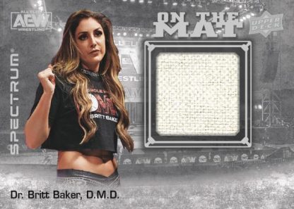 2021 Upper Deck AEW Spectrum Wrestling - ON THE MAT RELICS Regular, Dr. Britt Baker