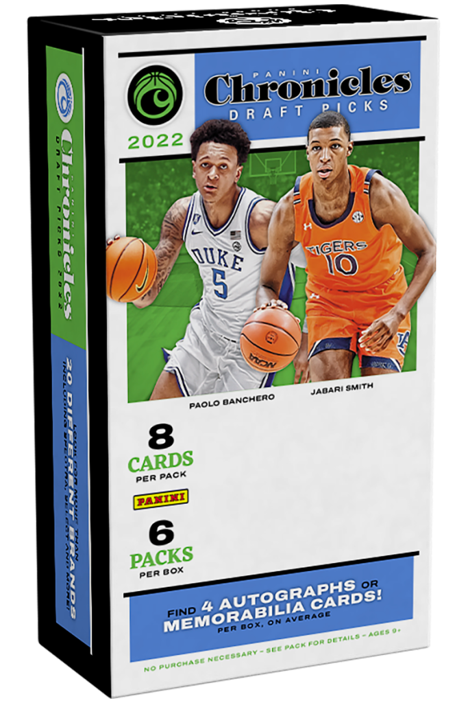 202223 Panini Chronicles Draft Picks Basketball Checklist