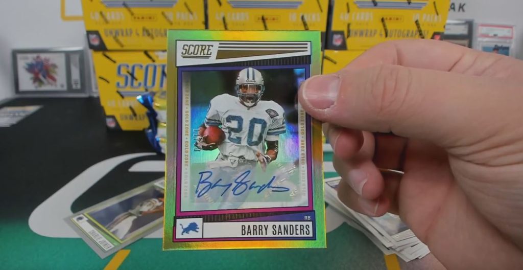 Barry Sanders Autograph