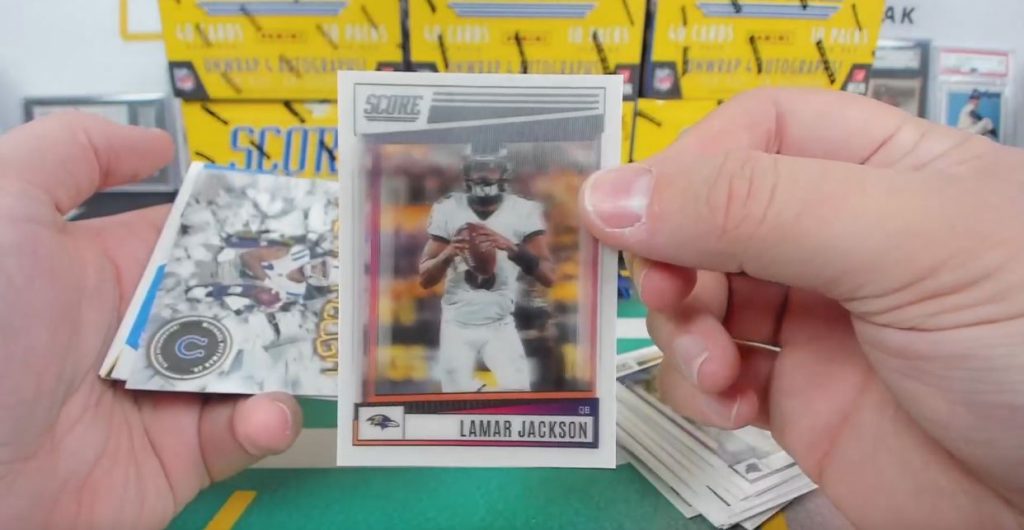 Lamar Jackson Panini Score